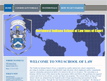 Tablet Screenshot of nwischooloflaw.org